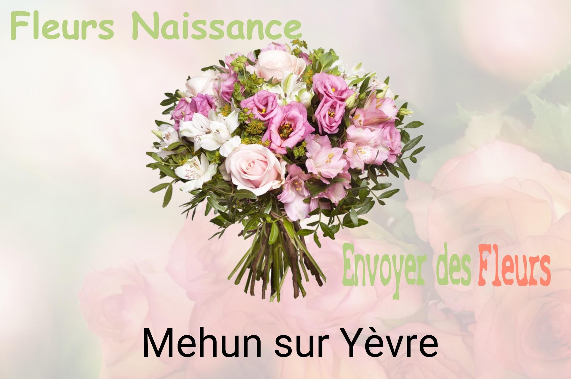 Bouquet de fleurs de naissance livré à Mehun-sur-Yèvre